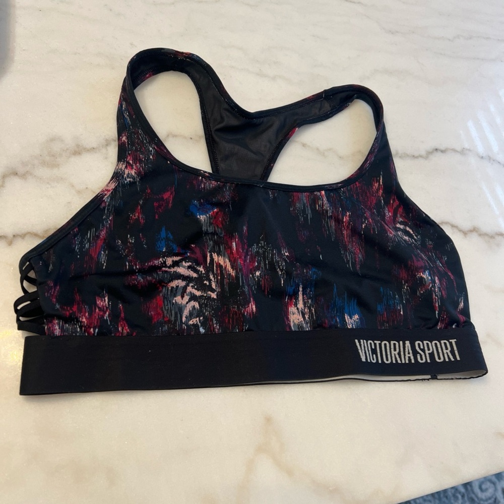 Victoria's Secret Victoria Sport Women's Sports Bra Size Large Side Cutouts